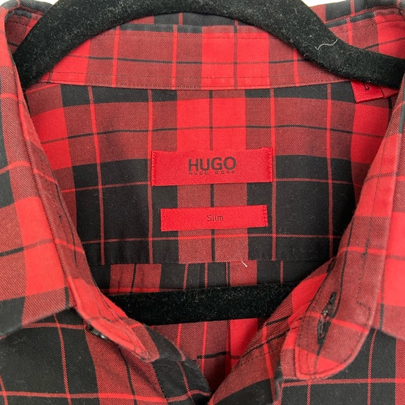 Hugo Boss slim fit plaid shirt - Picture 2 of 6